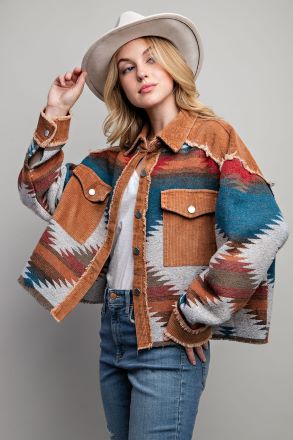 Autumn Roads Aztec Jacket