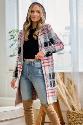A Touch of Plaid Coatigan