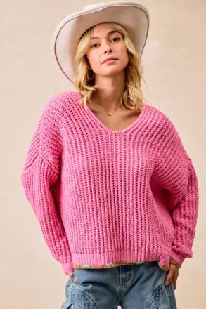 Candy Pink Sweater