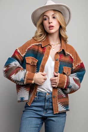 Autumn Roads Aztec Jacket