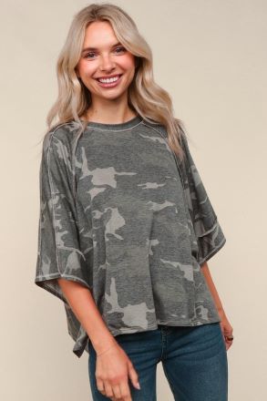It's a Camo Kind of Day Top