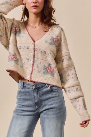 Stay Sweet Floral Cardi