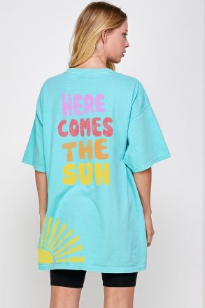 Here Comes the Sun Oversized Tee