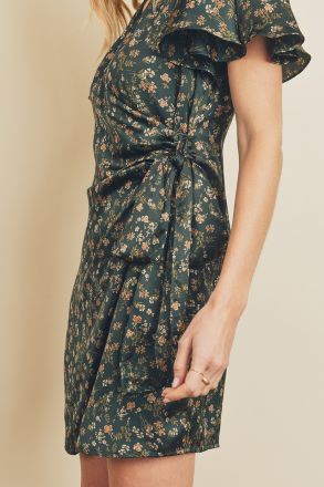 All Eyes on You Wrap Around Dress