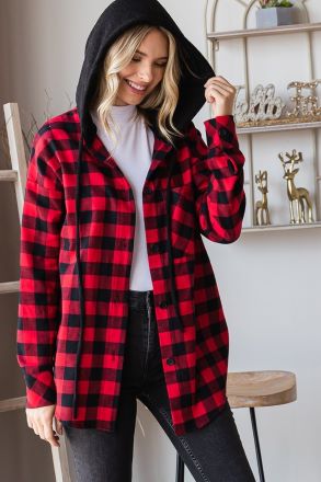 Countryside Walk Hooded Shacket