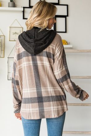 Lost in Autumn Hooded Shacket