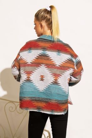 Adventure With Me Aztec Shacket