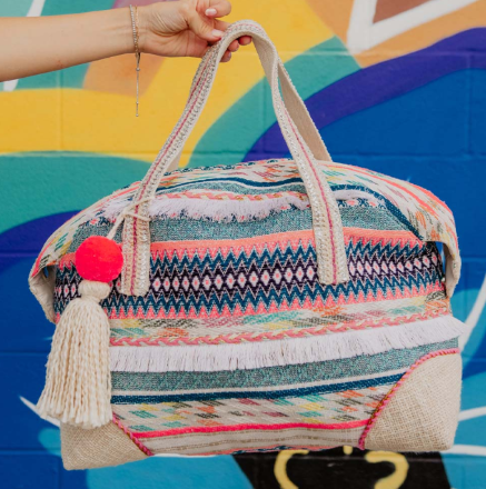 KatyDid Multi-color Weekender Bag