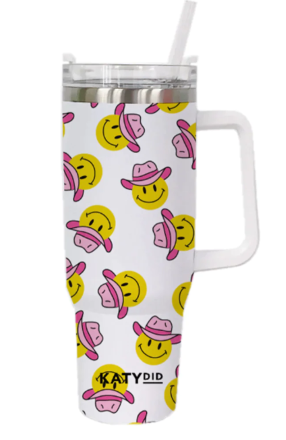 KatyDid Travel Tumbler Cup with Handle